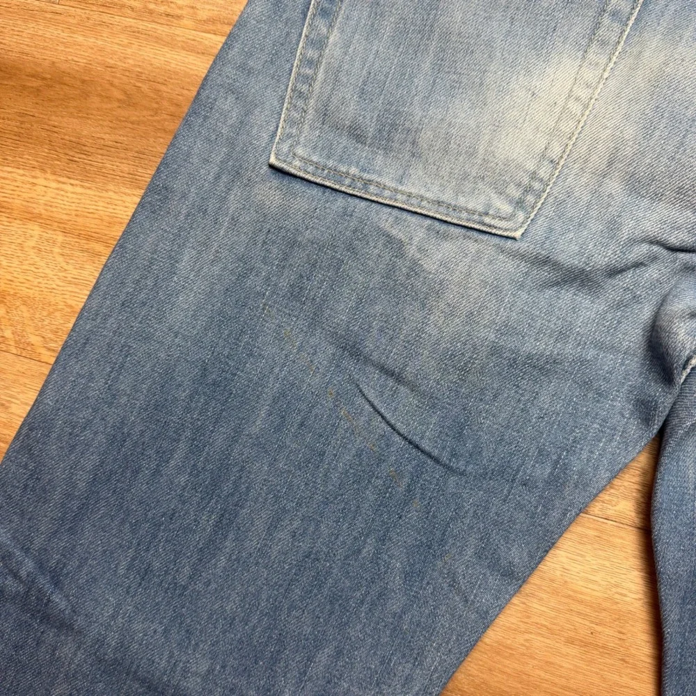 Diesel Roxe Jeans Mens 29x32 Blue Relaxed Straight Leg Light Wash Made in Italy‎
